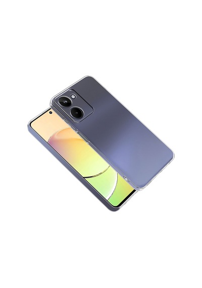 Ekılıf - Vivo Y36 4g Uyumlu Kılıf Şeffaf Soft Slim Fitt Süper Silikon Kapak - Şeffaf