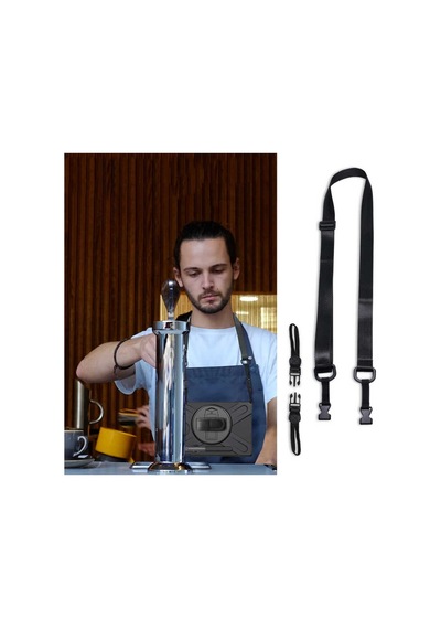 Galaxy Uyumlu  Tab S7 T870 Kılıf Ysf Defender Tablet Silikon-siyah Arka Kapak