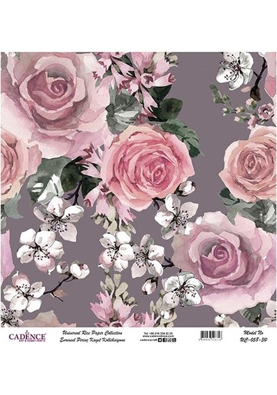 Cadence Evrensel Pirinç Dekopaj Kağıdı - Uc-058