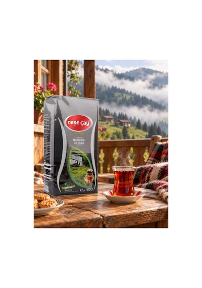 Neşe Çay Bahçem Öz Gold Siyah Dökme Çay 1 KG