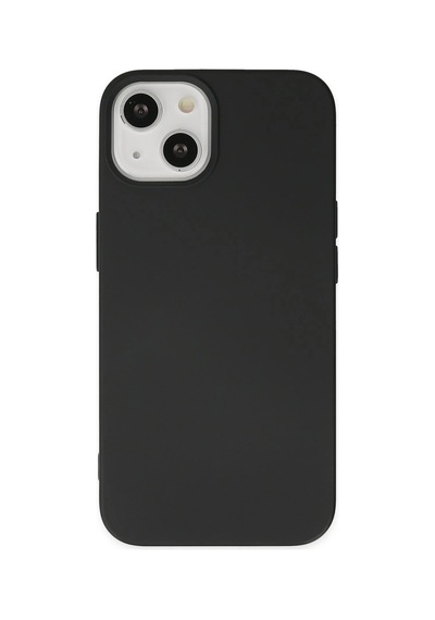 Newface - 569 - Apple İphone Uyumlu 14 Kılıf Nano İçi Kadife Silikon - Novapazr - - Siyah