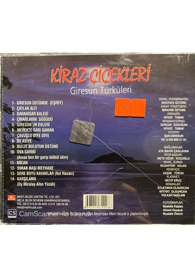 Plak Değildir Cd Dir Cd Kiraz Çiçekleri Giresun Türküleri Cd