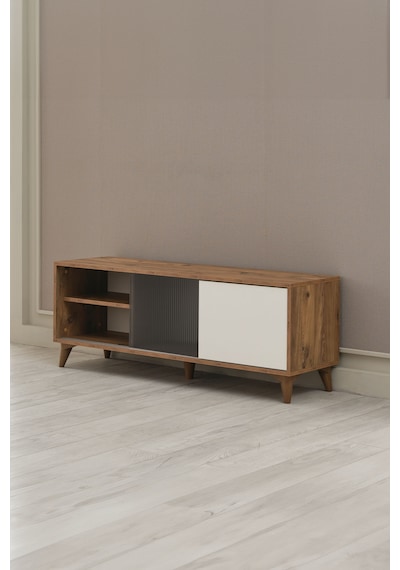 Arpelia Tv Sehpası Sürgülü Kapak 140x40x35 Cm