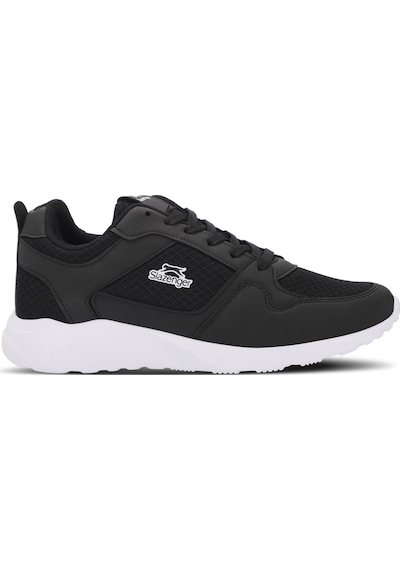 Slazenger Eagle I Erkek Siyah / Beyaz Koşu & Yürüyüş Spor Ayakkabısı Siyah / Beyaz