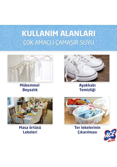 ACE Ultra Yoğun Kıvamlı Çamaşır Suyu Okaliptus 12 x 810 G