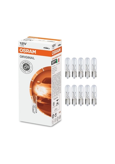 2721 12v T5 1.2w Dipsiz Gösterge Ampulü 10 Adet Standart