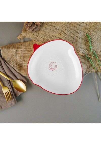 Aryıldız Red Bird Tabak 24 Cm Çok Renkli