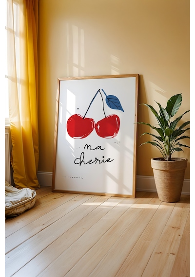 Minimal Mutfak Ruhunu Yansıtan Ahşap Çerçeveli Poster 74