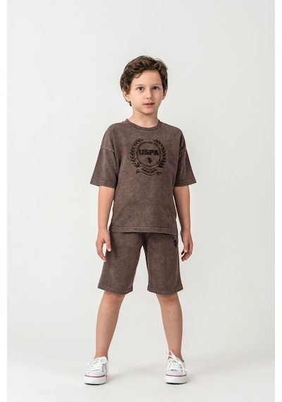 U.s. Polo Assn. Erkek Çocuk Kahverengi Bermuda Takım Us2436-c-v2 Kahverengi U.s. Polo Assn. Erkek Çocuk Kahverengi Bermuda Takım Us2436-c-v2 Kahverengi