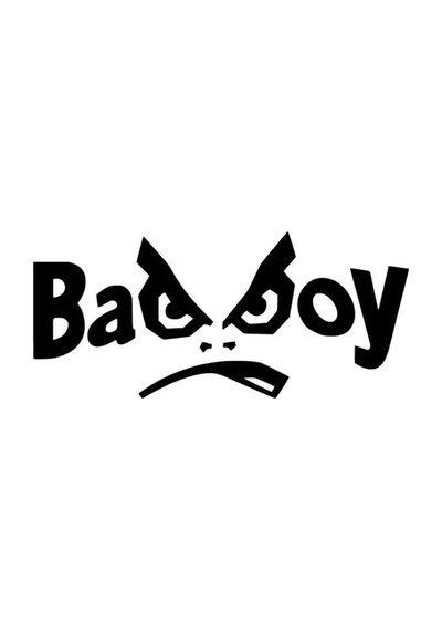 Bad Boy Sticker 10 X 4 Cm