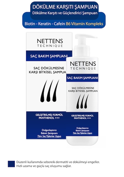 Nettens Saç Dökülmesine Ve Seboreik Dermatite Karşı Şampuan