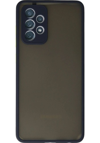 Samsung Galaxy Uyumlu, A72 Kılıf Montreal Silikon Kapak - Lacivert