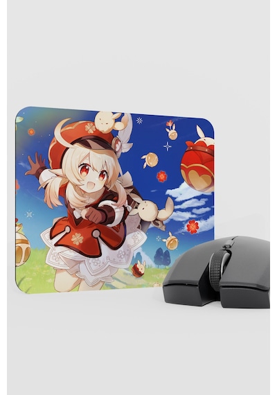 Klee Genshin Impact Anime Gacha V1 - 22x18 Gaming Mouse Pad Fare Altlığı