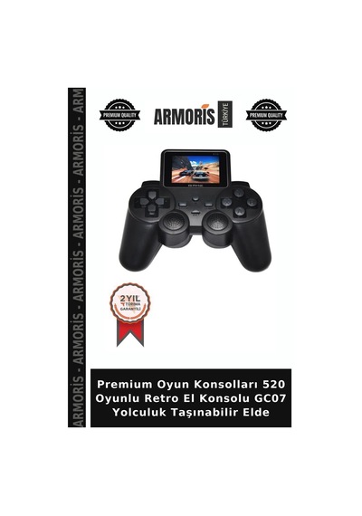 Premium Oyun Konsolları 520 Oyunlu Retro El Konsolu Gc07 Yolculuk Taşınabilir Elde