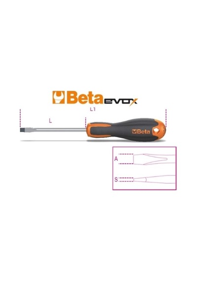Düz Tornavida 1201E 55x150