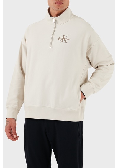 Calvin Klein Erkek Sweat Lv04rd236g 67u Beyaz Beyaz