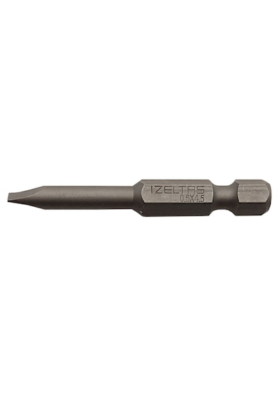 Izeltaş Düz Bits Uç 0.6X4.5 50Mm