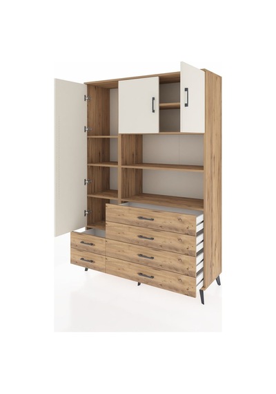 Hyperion Dolap 8 Raflı 6 Çekmeceli 3 Kapaklı 132x44x195 Çam-aytaşı/çam Aytası/atlas Çam - Atlas Çam Hyperion Dolap 8 Raflı 6 Çekmeceli 3 Kapaklı 132x44x195 Çam-aytaşı/çam Aytası/atlas Çam - Atlas Çam