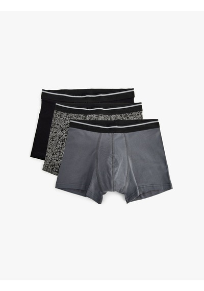 Koton Pamuklu Slim Fit Soyut Desenli 3'lü Boxer Seti Antrasit Desenli 5slm90002mk Antrasit Koton Pamuklu Slim Fit Soyut Desenli 3'lü Boxer Seti Antrasit Desenli 5slm90002mk Antrasit