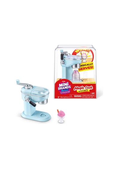 Mini Brands Magic Cook Kitchen Dondurma Makinesi Mini Mutfak Seti Çalışan Minyatür Oyuncak 3+