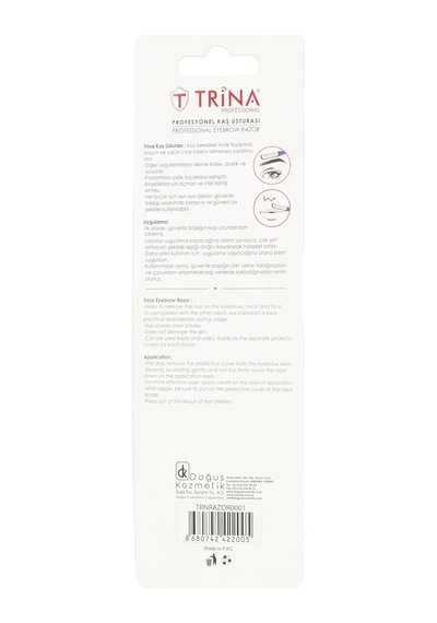 Trina Profesyonel Kas Usturası 2'li Trnrazor0001 2li Paket