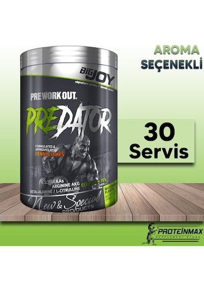 Bigjoy Predator Pre-Workout 510 Gram - Nitrik Oksit