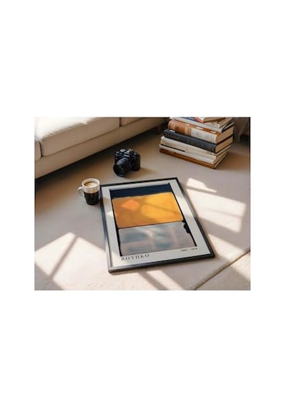 Rothko Çerçevesiz Poster, Modern Dekoratif Çerçevesiz Poster, Tablo, Rothko-4, 21 X 30