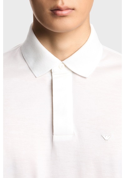 Emporio Armani Erkek Polo Em004588 Af10017 U0003 Beyaz Beyaz