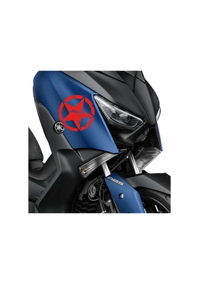 Deeb Army Yamaha Xmax Yıldız Sticker Etiket Mat Kırmızı 2 Adet