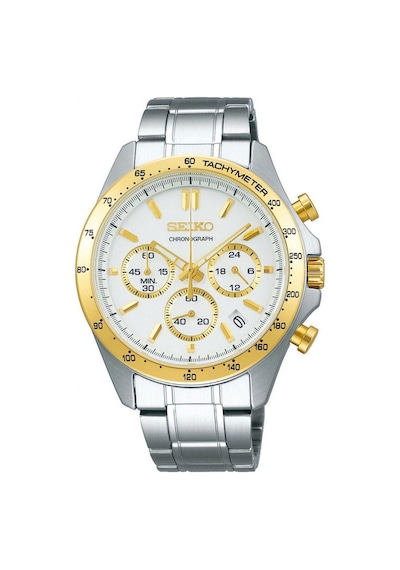 Sbtr024 Chronograph Erkek Kol Saati Gümüş - Altın