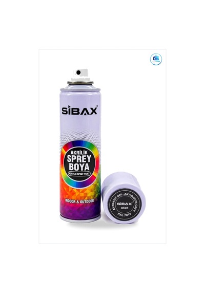 Antrasit Gri Akrilik Sprey Boya 250 Ml Ral İç Dış Mekan Ahşap Met Antrasit Gri ( Ral 7016 )