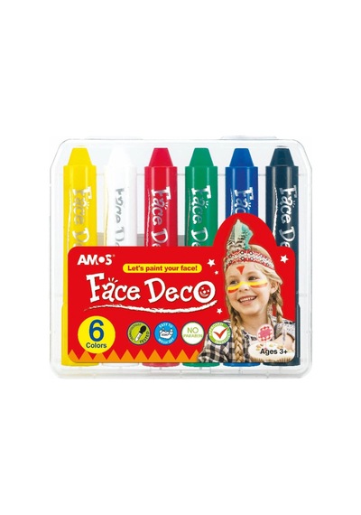Amos Yüz Boyası 6 Renk Genel