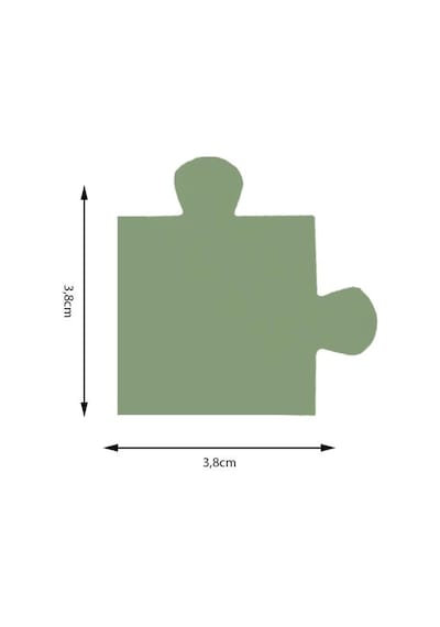 Kamei Süper Şekilli Delgeç Puzzle 3.8 Cm Km5815 Çok Renkli