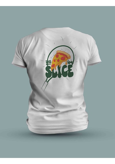 Fnbx Pizza Slice Tennis T-shirt Beyaz