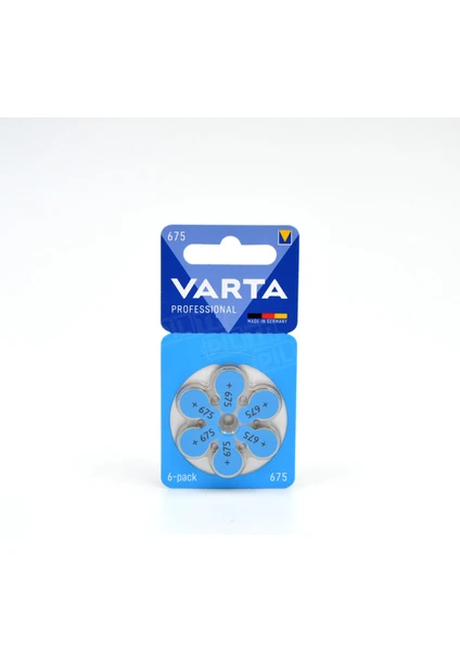 675 Numara İşitme Cihaz Pili 1,45 V 30 Adet 5 Paket