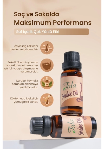 Yılan Yağı Karşıtı Saç Besleyici Ve Onarıcı Saç Bakım Yağı 20 Ml