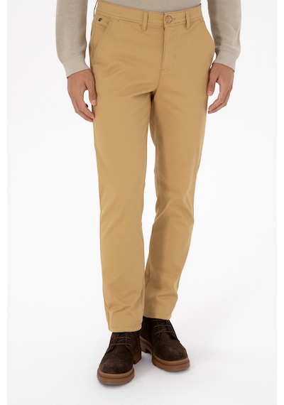 U.S. Polo Assn. Erkek Hardal Slim Fit Kanvas / Chino Pantolon 50308762-VR151