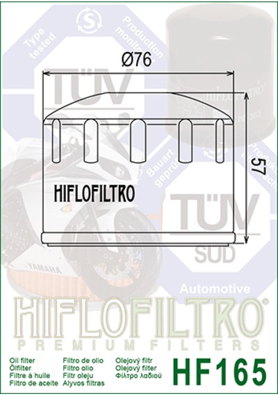 Bmw F800 S 06-10 Hiflo Hf-165 Yağ Filtresi