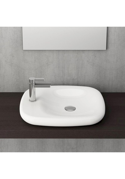Bocchi Fenice Çanak Lavabo. 54 CM. Parlak Beyaz 1489-001-0126