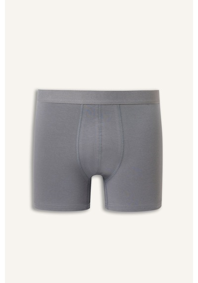 Defacto Regular Fit Desenli Beli Lastikli 3lü Boxer I3347ax26auın264 İndigo-ın264