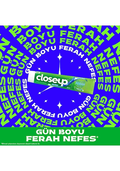 Close Up Diş Macunu Menthol Fresh Ağız Bakım Suyu Etkili 4 x 50 ML