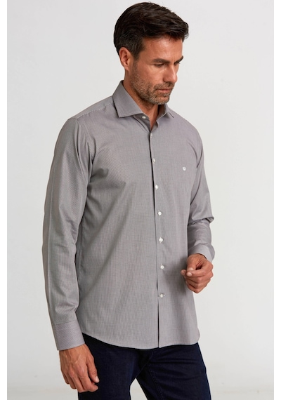 Bisse Erkek Regular Fit Klasik Gömlek Kahve Gm23k232025 D11 Kahverengi