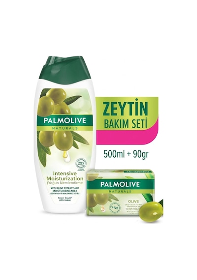 Palmolive Naturals Olive 500 ML + Naturals Zeytin Özlü Sabun 90 G + Seyahat Kiti