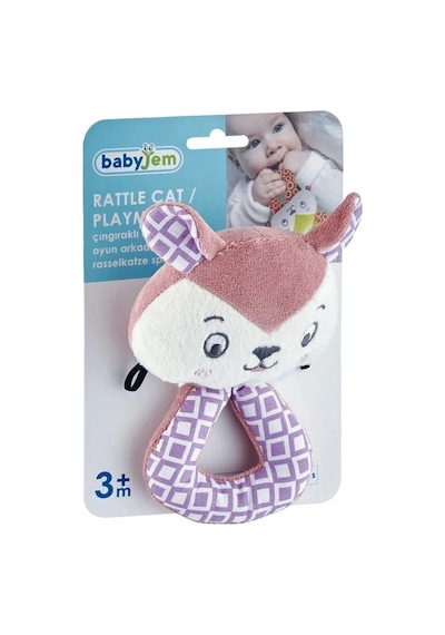 Babyjem - Çıngıraklı Kedi Oyun Arkadaşım Gül Kurusu