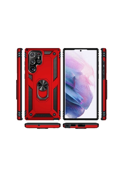Galaxy S22 Ultra Uyumlu Zore Vega Kılıf-siyah Siyah
