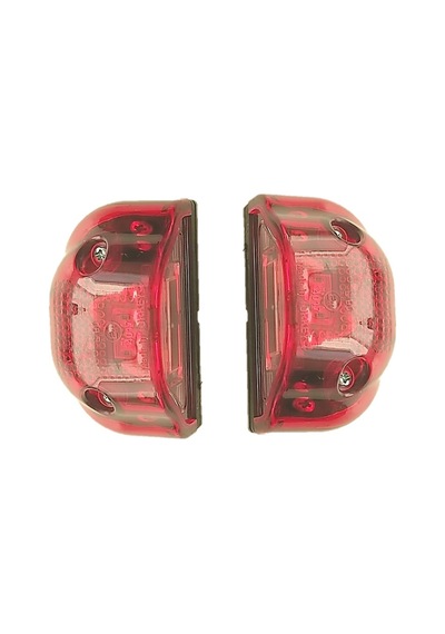 2 Adet Tır Kamyon Dorse Plaka Lambası Kobra Kırmızı 12-24 Volt