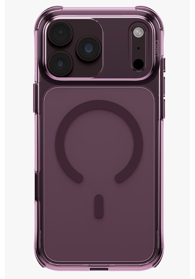 Apple iPhone Uyumlu 18 Pro Kılıf Lifepro Xtreme Airlite Köşe Koruma Ve Leke Tutmama Teknolojisi Magsafe Kapak Mürdüm