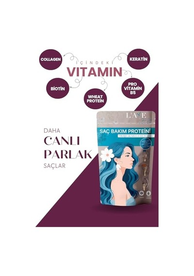 Tr Kuru-cansız Saçlara Parlaklık Terapisi Saç Bakım Proteini 50 Gram