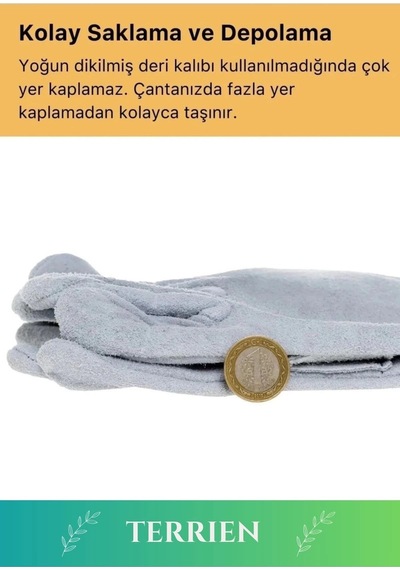 Premium Serisi Yanmaz Isıya Dayanıklı Eldiven Kaynak Yangın İçin Su Geçirmez Çok Amaçlı Deri Eldiven