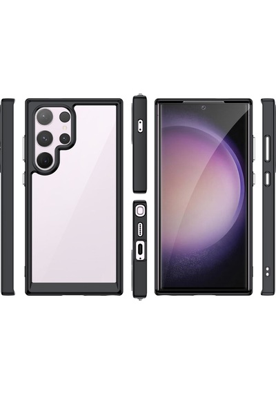Samsung Uyumlu S24 Ultra Shield Serisi Dayanıklı Esnek Tpu Kılıf-al8100